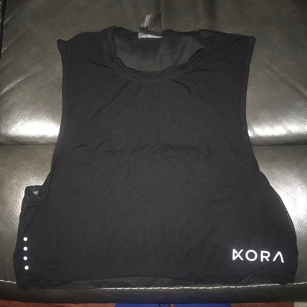 Kora Black Crop Top